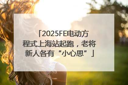 2025FE电动方程式上海站起跑，老将新人各有“小心思”