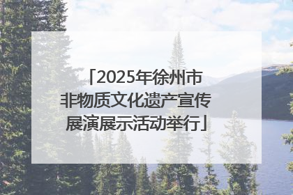 2025年徐州市非物质文化遗产宣传展演展示活动举行