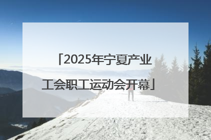 2025年宁夏产业工会职工运动会开幕