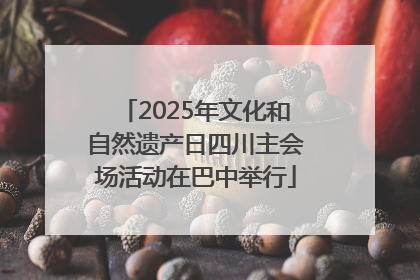 2025年文化和自然遗产日四川主会场活动在巴中举行