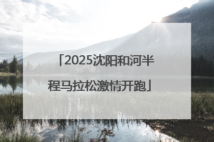 2025沈阳和河半程马拉松激情开跑