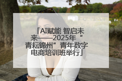 AI赋能 智启未来——2025年“青耘锦州”青年数字电商培训班举行